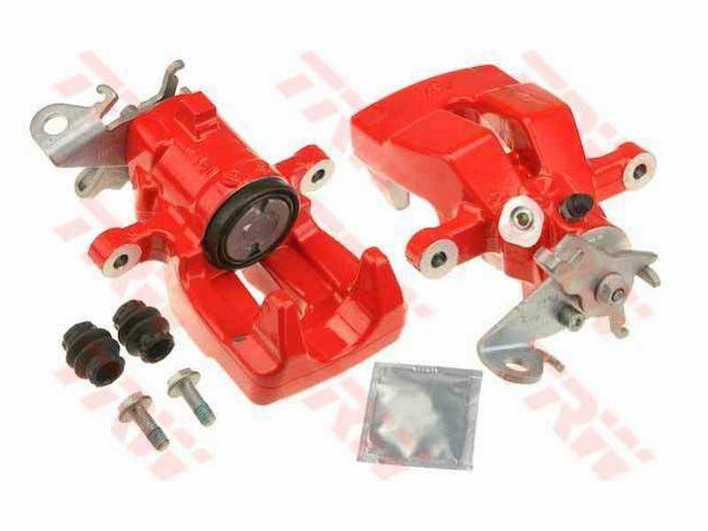 TRW Bremssattel 10955984 Herstellereinschränkung: TRW, Material: Aluminium, Kolbendurchmesser [mm]: 38, Bremssattelfarbe: rot