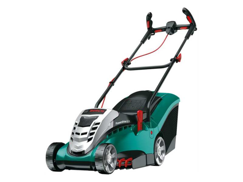 BOSCH Cordless lawnmower 771041 Rotak 37 Li wireless mower, battery voltage 36 V, cutting width 37 cm, cutting height 20-70 mm. Accessories: Charging equipment for al 3620 lithium-ion battery, 36 V/4.0 Ah lithium-ion battery, grass collection box 40 l
Cannot be taken back for quality assurance reasons!