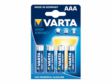 VARTA Batterie 124902 Mikro (LR03), (4 PCs) 1,5 V 3.