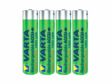 VARTA Batterie (wiederaufladbar) 124956 Mikro (1000 mAh), 4 Packungen 3.