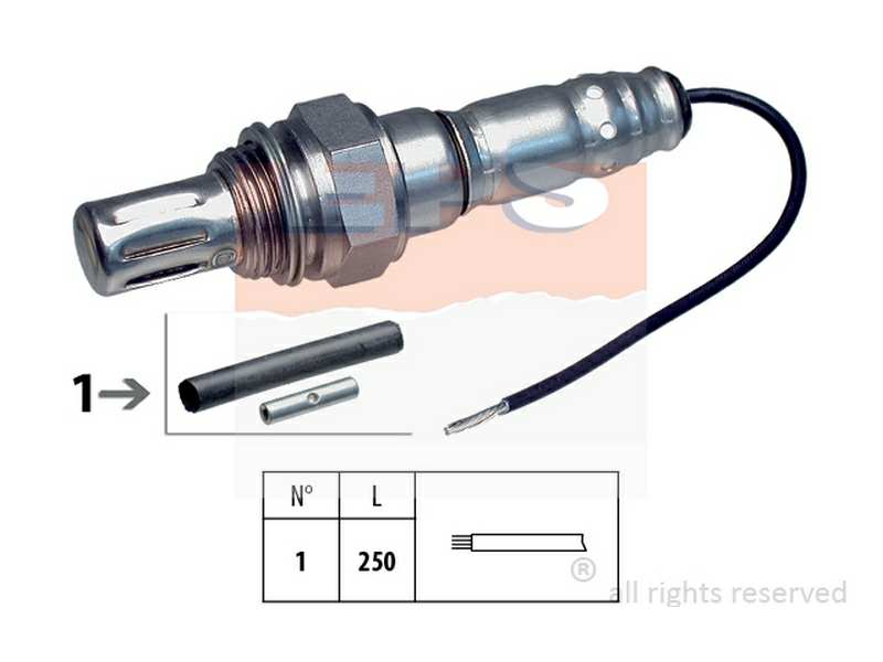 EPS-FACET Universal 175800 1 Festnetz
Kabellänge [mm]: 250, Leiteranzahl: 1, Lambdasonde: Fingersonde, Gewinde vorgefettet, Anzahl der Leitungen: 1