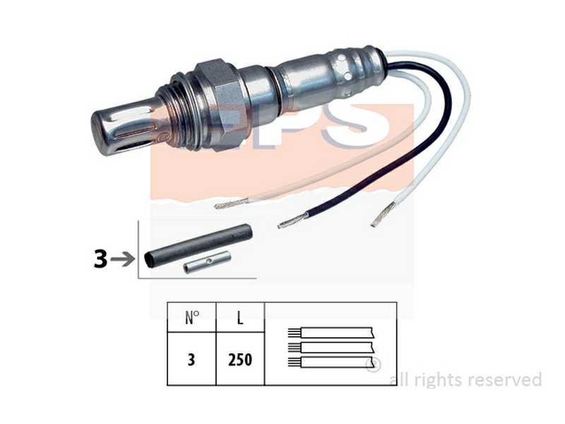 EPS-FACET Universal 175802 3 Festnetz
Kabellänge [mm]: 250, Leiteranzahl: 3, Lambdasonde: Fingersonde, Gewinde vorgefettet, Anzahl der Leitungen: 3