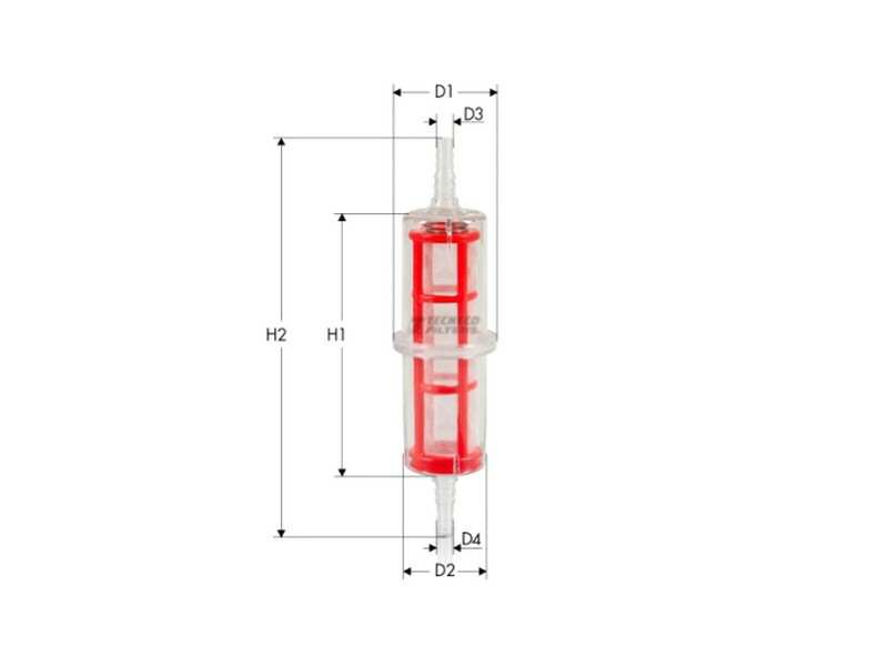 TECNECO FILTERS Kraftstofffilter (universal) 344605 Diesel
Durchmesser [mm]: 47, Höhe [mm]: 200, Filterausführung: Leitungsfilter, Einlass-O [mm]: 10, Auslass-O [mm]: 8