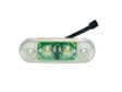 VIGNAL Indicator lamp 157092 FE 04 B ADR 0.5M, LED-24V, white, wire: 500 mm
Width [mm]: 75, Height [mm]: 25, Depth [mm]: 16,5, Mounting Type: Fitting, Hole Spacing [mm]: 52, Light Design: LED, Voltage [V]: 24, Power Consumption [W]: 1,1, Supplementary Article/Supplementary Info: without holder, Cable Length [mm]: 500, Registration Type: ADR/ GGVS Checked, Lens Colour: White 1.