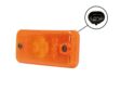 VIGNAL Seitenmarkierungsleuchte 157367 Anschlusstechnik: AMP-JPT, Spannung [V]: 12, 24, Breite [mm]: 110, Höhe [mm]: 50, Tiefe [mm]: 18, Lampenart: W5W 
Breite [mm]: 110, Höhe [mm]: 50, Tiefe [mm]: 18, Montageart: Einbau, Bolzenabstand [mm]: 84, Lampenart: W5W, Leuchtefunktion: mit Rückstrahllicht, Ergänzungsartikel/Ergänzende Info: mit lampenträger, Lichtscheibenfarbe: gelb, Anschlusstechnik: AMP-JPT, Spannung [V]: 12, 24, Nennspannung [V]: 12, 24 1.