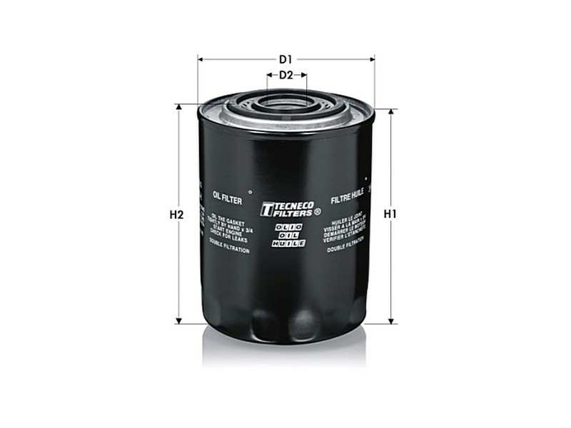 TECNECO FILTERS Ölfilter 81218 Öffnungsdruck Umgehungsventil [bar]: 2,5, Artikelnummer des empfohlenen Spezialwerkzeuges: LS 11, Höhe [mm]: 145, Gewindemaß: 3/4-16 UNF, Außendurchmesser [mm]: 108, Filterausführung: Anschraubfilter, Ergänzungsartikel/Ergänzende Info 2: mit einem Rücklaufsperrventil, Innendurchmesser 1 [mm]: 63, Innendurchmesser 2 [mm]: 72