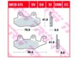 TRW Bremsbeläge für Motorräder 198753 Set, für eine Bremsscheibe!
Dicke/Stärke [mm]: 8, Höhe [mm]: 41,9, Länge 1 [mm]: 76,9, Länge 2 [mm]: 96,6 2.