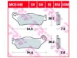 TRW Bremsbeläge für Motorräder 198805 Set, für eine Bremsscheibe!
Herstellereinschränkung: BREMBO, Dicke/Stärke [mm]: 7,6, Höhe [mm]: 36,2, Breite [mm]: 94 2.