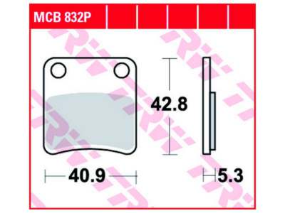 TRW Brake pad for motorcycle