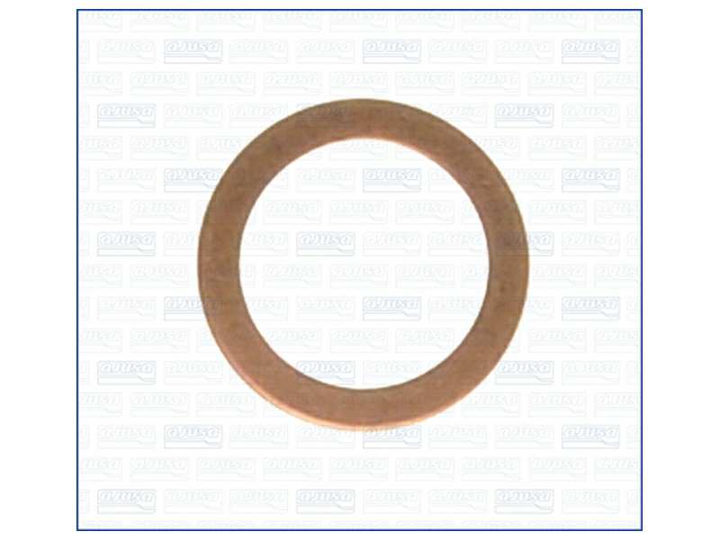 AJUSA Oil plug gasket 813245 Inner diameter [mm]: 18,5, Outer diameter [mm]: 26, Thickness [mm]: 1, Material: Copper