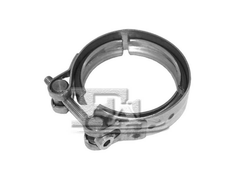 FA1 Exhaust bracket 760827 Pipe Connector: Clamping Clip, Diameter [mm]: 83, Material: Stainless Steel