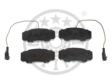 OPTIMAL Brake pad for disc brake (cargo) 10245096 Brake System: Brembo 
Fitting Position: Rear Axle, Thickness [mm]: 20, Width [mm]: 109,3, Height [mm]: 49,7, Wear Warning Contact: incl. wear warning contact, Brake System: BREMBO 1.