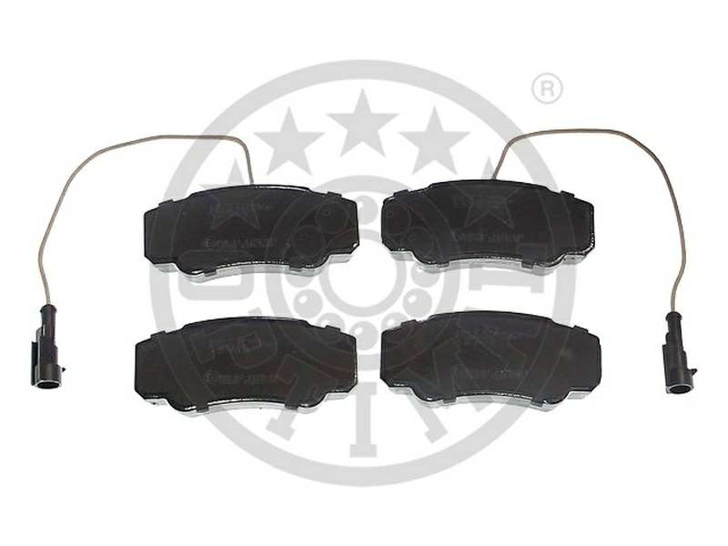 OPTIMAL Brake pad for disc brake (cargo) 10245096 Brake System: Brembo 
Fitting Position: Rear Axle, Thickness [mm]: 20, Width [mm]: 109,3, Height [mm]: 49,7, Wear Warning Contact: incl. wear warning contact, Brake System: BREMBO 1.