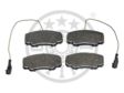 OPTIMAL Brake pad for disc brake (cargo) 10245096 Brake System: Brembo 
Fitting Position: Rear Axle, Thickness [mm]: 20, Width [mm]: 109,3, Height [mm]: 49,7, Wear Warning Contact: incl. wear warning contact, Brake System: BREMBO 2.