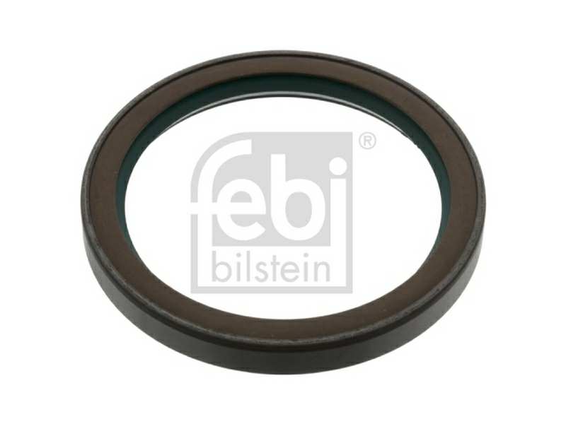 SWAG/FEBI Wheel hub seal 10544829 Thickness [mm]: 12, Inner Diameter [mm]: 85, Outer Diameter [mm]: 105, Material: NBR (nitrile butadiene rubber), Fitting Position: Front Axle