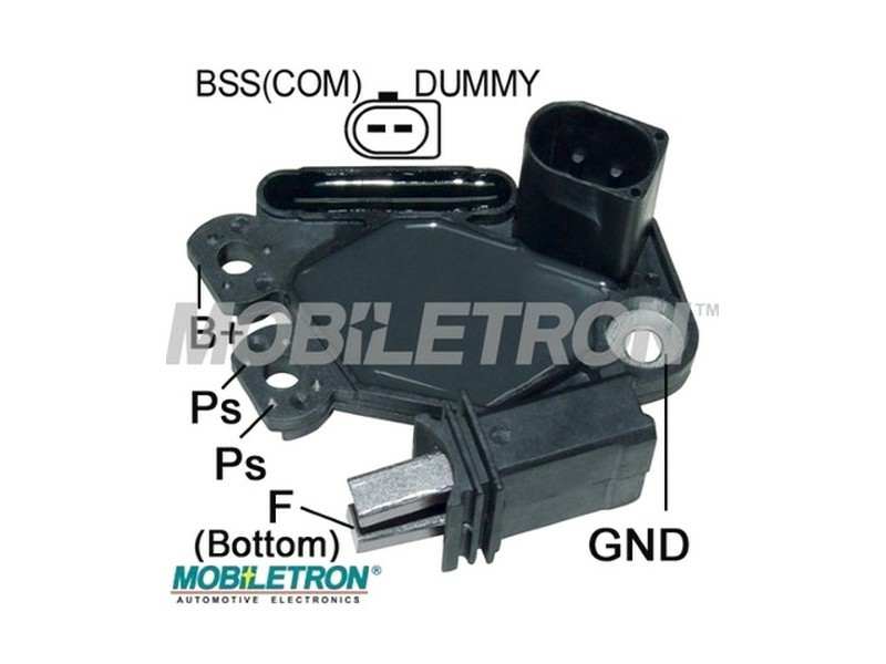 MOBILETRON Generator Regulator 10901035 Anzahl der belegten Kontakte: 1, Spannung [V]: 14,3, Generator-Ladestrom [A]: 120, Generatornummer: Valeo 437430+437451, SG12B062