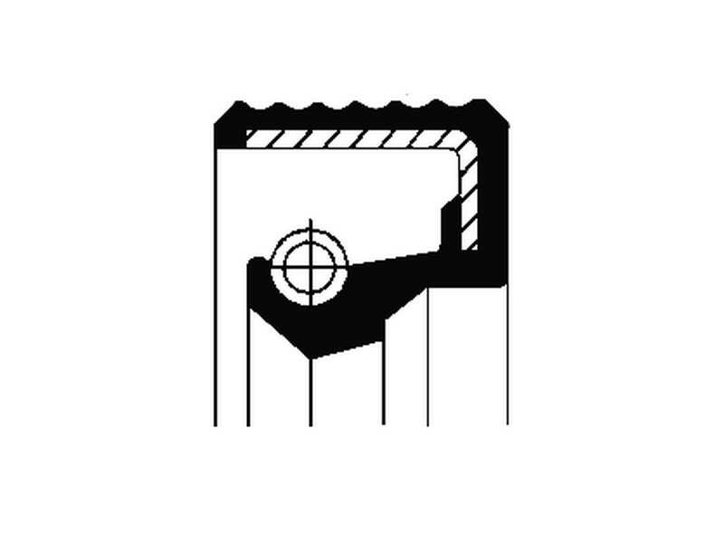 CORTECO Wheel hub seal 230380 Fitting Position: Rear Axle, Inner diameter 1 [mm]: 145, Outer diameter 1 [mm]: 175, Height 1 [mm]: 15, Material: FPM (fluoride rubber)