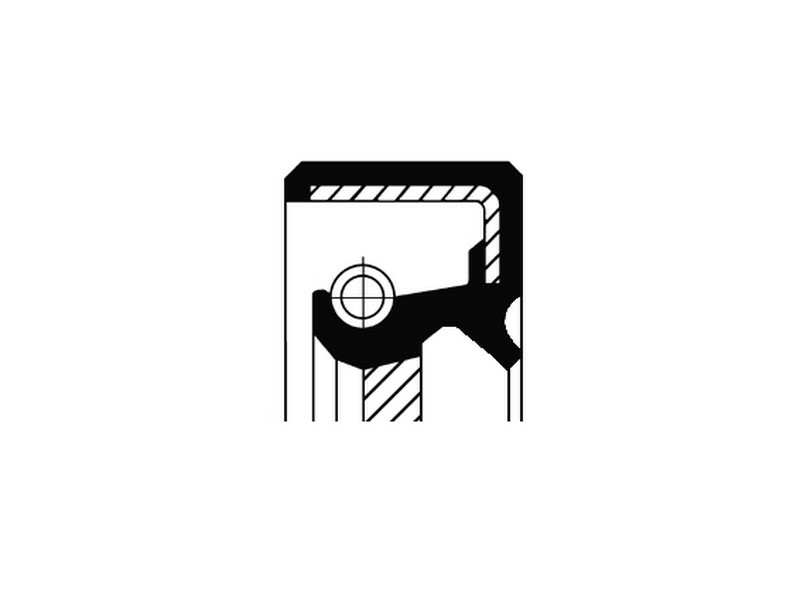 CORTECO Crankshaft slave 231203 Fitting Position: Timing End, Inner diameter 1 [mm]: 32, Outer diameter 1 [mm]: 47, Height 1 [mm]: 6, Material: ACM (Polyacrylate), Dust Cover: with dust lip, Swirl Type: Right-hand Twist