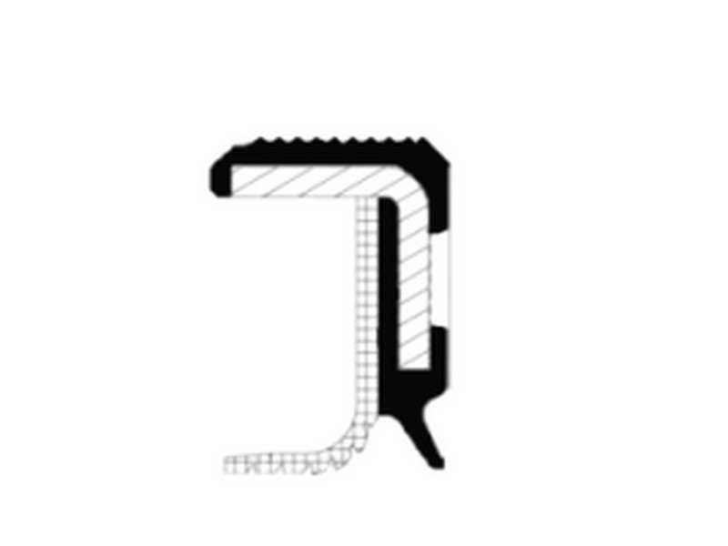 CORTECO Transmission gear seal 234131 Height 1 [mm]: 10, Outer Diameter 1 [mm]: 80, Inner Diameter 1 [mm]: 58, Material: FPM (fluoride rubber), Swirl Type: Right-hand Twist, Dust Cover: with dust lip