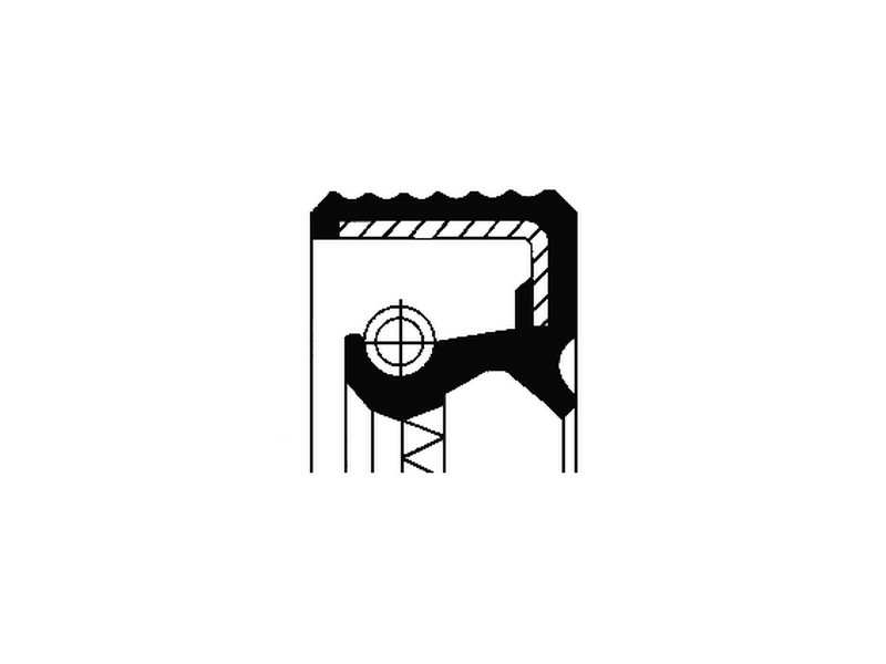 CORTECO Transmission gear seal 234280 Inner diameter 1 [mm]: 40, Outer diameter 1 [mm]: 55, Height 1 [mm]: 10, Material: ACM (Polyacrylate), Dust Cover: with dust lip, Swirl Type: Alternating Twist