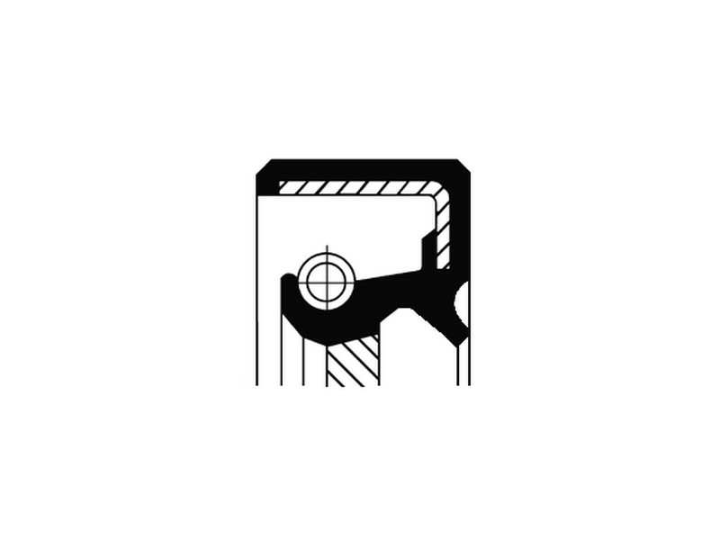 CORTECO Transmission gear seal 233945 Inner diameter 1 [mm]: 35, Outer diameter 1 [mm]: 58, Height 1 [mm]: 9,5, Height 2 [mm]: 13,5, Material: ACM (Polyacrylate)