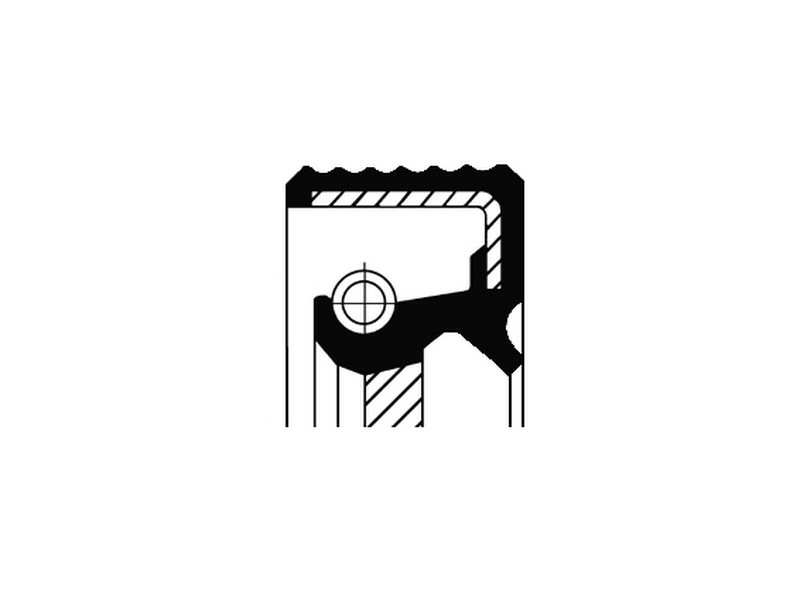 CORTECO Transmission gear seal 234277 Height 1 [mm]: 7, Outer Diameter 1 [mm]: 38, Inner Diameter 1 [mm]: 28, Material: ACM (Polyacrylate), Swirl Type: Right-hand Twist, Dust Cover: with dust lip