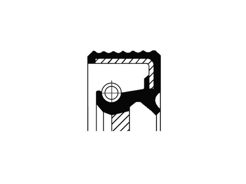 CORTECO Transmission gear seal 234148 Height 1 [mm]: 10, Outer Diameter 1 [mm]: 65, Inner Diameter 1 [mm]: 48, Material: FPM (fluoride rubber), Swirl Type: Right-hand Twist, Dust Cover: with dust lip
