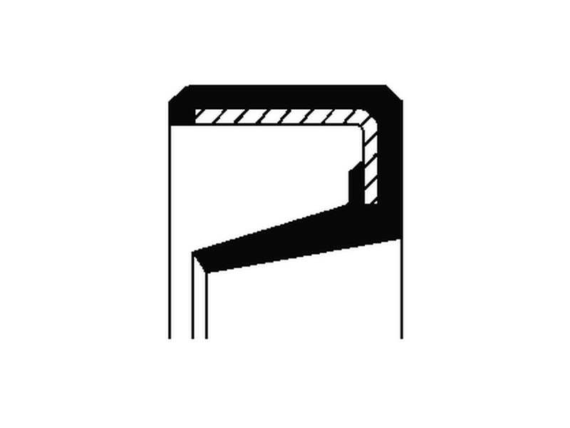 CORTECO Wellendichtring für Servolenkung 235158 Innendurchmesser 1 [mm]: 32, Außendurchmesser 1 [mm]: 45, Höhe 1 [mm]: 6,5, Material: NBR (Nitril-Butadien-Kautschuk)