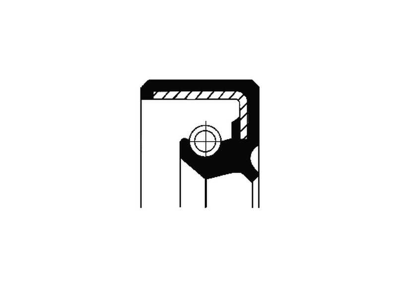 CORTECO Wellendichtring für Servolenkung 235026 Innendurchmesser 1 [mm]: 22, Außendurchmesser 1 [mm]: 32, Höhe 1 [mm]: 7, Material: NBR (Nitril-Butadien-Kautschuk), Staubschutz: mit Staubschutzlippe