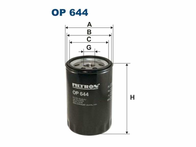 FILTRON Ölfilter 10473560 Filterausführung: Anschraubfilter, Höhe [mm]: 122, Gewindemaß: 3/4-16 UNF, Außendurchmesser [mm]: 77, Innendurchmesser 1 [mm]: 71, Innendurchmesser 2 [mm]: 62
