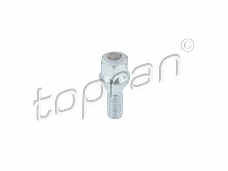 HANS-PRIES Wheel bolt 719217 Thread Size: M 12, Thread Pitch [mm]: 1,5, Overall Length [mm]: 52, Spanner Size: 19, Thread Length [mm]: 22, Bolt Head-/Nut Design: Male Hex, Strength class: 10.9, Wheel Fastening: Conical Seat F, Observe the vehicle manufacturer specifications: