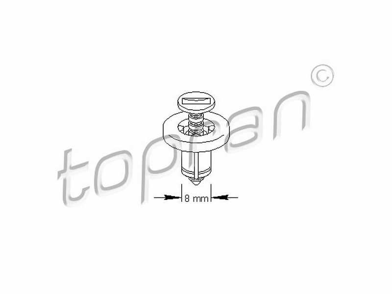 HANS-PRIES Clamp 735178 10pcs/package
Diameter [mm]: 8