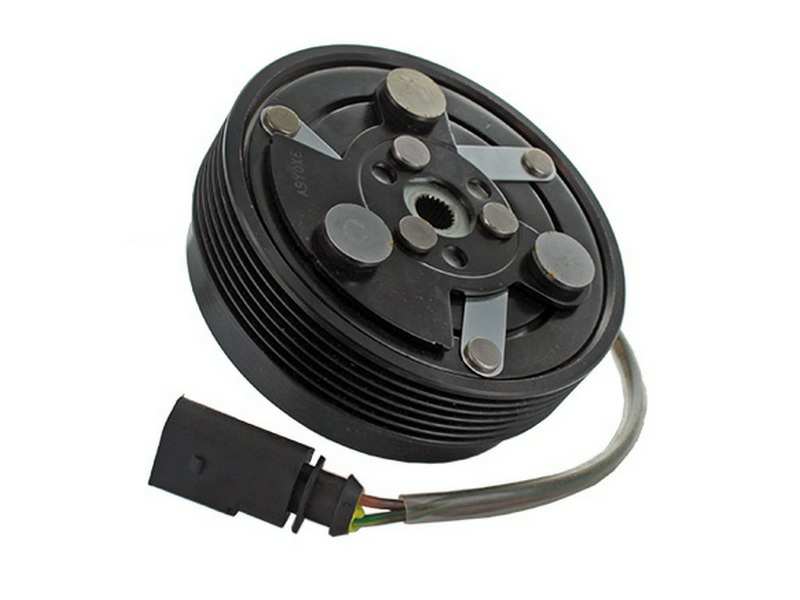 KRIOS Magnetic clutch for air conditioning compressor 207791 Diameter [mm]: 120, Number of ribs: 6, Voltage [V]: 12, Manufacturer Restriction: QUALITY, Compressor ID: 7V16 
Compressor ID: 7V16, Diameter [mm]: 120, Manufacturer Restriction: QUALITY, Voltage [V]: 12, Number of ribs: 6