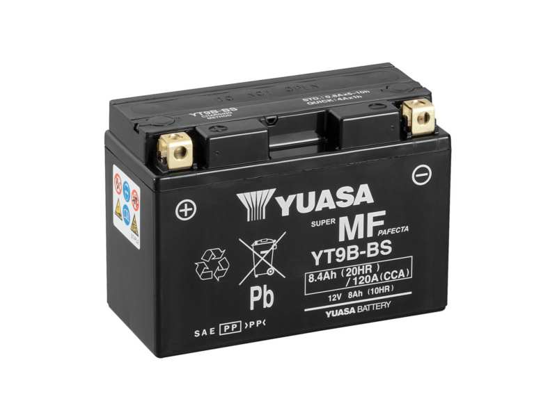 YUASA Batterie 129892 12 V. 8AH. Links+. Savm.: 0.4l. Gefüllt mit trocken. Verpackt neben dem Elektrolyten! Gemäß der Regulierung 2019/1148 kann die Europäische Union das Produkt nur als Fahrzeugreparaturwerkstatt im Rahmen der Regulierung (EU) 2019/1148 kaufen.
Spannung [V]: 12, Kälteprüfstrom EN [A]: 120, Batterie-Kapazität [Ah]: 8, Länge [mm]: 150, Breite [mm]: 70, Höhe [mm]: 105, Endpolart: 11, befüllt: , Bodenleistenausführung: N, Polanordnung: 1