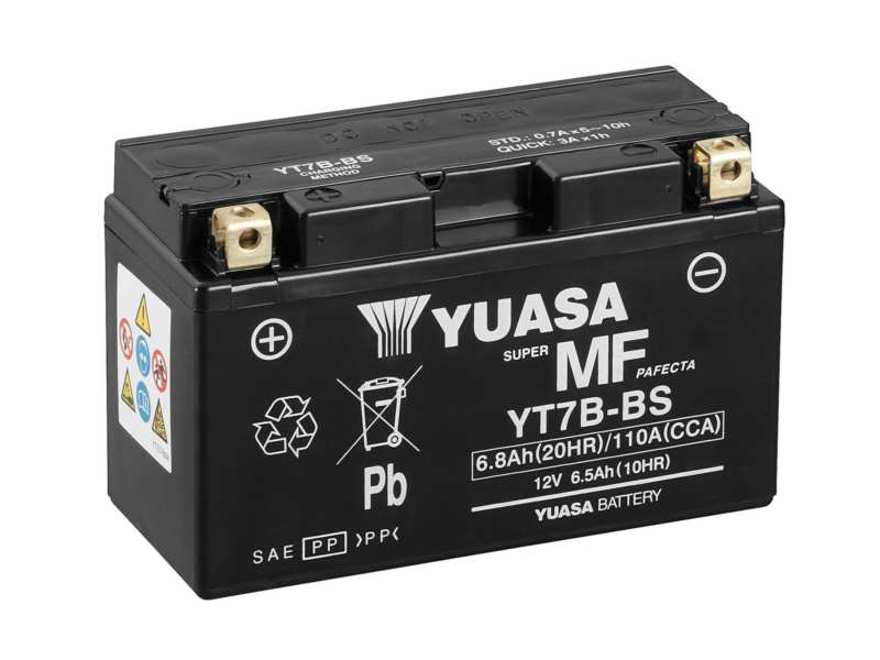 YUASA Batterie 129890 12 V. 6.5AH. Links+. Savm.: 0.31l. Gefüllt mit trocken. Verpackt neben dem Elektrolyten! Gemäß der Regulierung 2019/1148 kann die Europäische Union das Produkt nur als Fahrzeugreparaturwerkstatt im Rahmen der Regulierung (EU) 2019/1148 kaufen.
Spannung [V]: 12, Kälteprüfstrom EN [A]: 110, Batterie-Kapazität [Ah]: 7, Länge [mm]: 150, Breite [mm]: 65, Höhe [mm]: 93, Endpolart: 11, befüllt: , Bodenleistenausführung: N, Polanordnung: 1