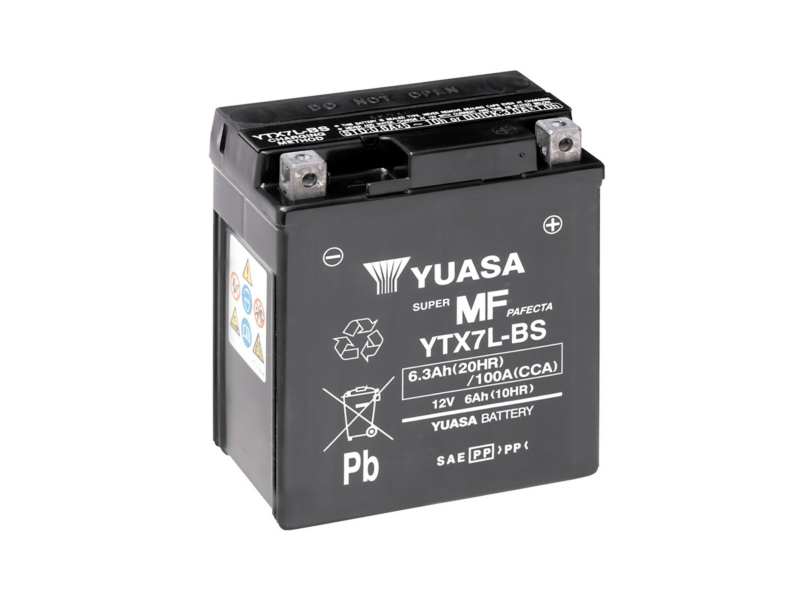 YUASA Batterie 129947 12 V. 6AH. Besser+. Savm.: 0.33l. Gefüllt mit trocken. Verpackt neben dem Elektrolyten! Gemäß der Regulierung 2019/1148 kann die Europäische Union das Produkt nur als Fahrzeugreparaturwerkstatt im Rahmen der Regulierung (EU) 2019/1148 kaufen.
Spannung [V]: 12, Kälteprüfstrom EN [A]: 100, Batterie-Kapazität [Ah]: 6, Länge [mm]: 115, Breite [mm]: 72, Höhe [mm]: 132, Endpolart: 5, Bodenleistenausführung: N, Polanordnung: 0