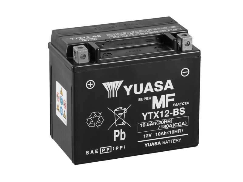 YUASA Batterie 129895 12 V. 10ah. Links+. Savm.: 0.6l. Gefüllt mit trocken. Verpackt neben dem Elektrolyten! Gemäß der Regulierung 2019/1148 kann die Europäische Union das Produkt nur als Fahrzeugreparaturwerkstatt im Rahmen der Regulierung (EU) 2019/1148 kaufen.
Spannung [V]: 12, Kälteprüfstrom EN [A]: 180, Batterie-Kapazität [Ah]: 10, Länge [mm]: 150, Breite [mm]: 87, Höhe [mm]: 130, Endpolart: 5, Bodenleistenausführung: N, Polanordnung: 1