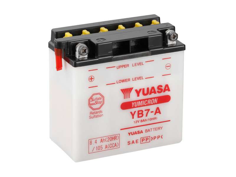 YUASA Batterie 129862 12 V. 8AH. Links+. Savm.: 0.6l. Gefüllt mit trocken. Verpackt neben dem Elektrolyten! Gemäß der Regulierung 2019/1148 kann die Europäische Union das Produkt nur als Fahrzeugreparaturwerkstatt im Rahmen der Regulierung (EU) 2019/1148 kaufen.
Spannung [V]: 12, Kälteprüfstrom EN [A]: 105, Batterie-Kapazität [Ah]: 8, Länge [mm]: 136, Breite [mm]: 75, Höhe [mm]: 133, Endpolart: 6, Bodenleistenausführung: N, Polanordnung: 1