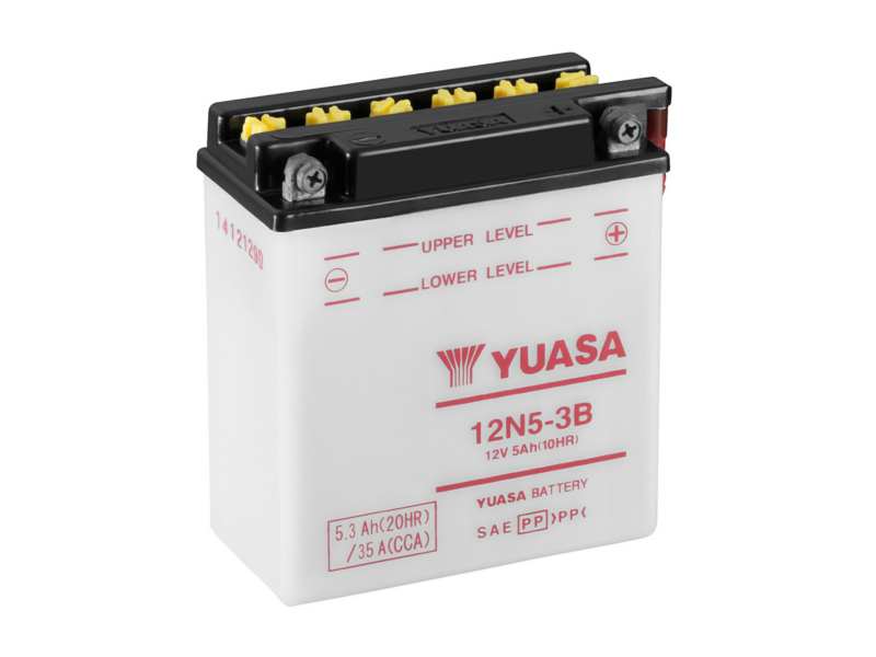 YUASA Batterie 129524 12 V. 5AH. Besser+. Savm.: 0.4l. Gefüllt mit trocken. Verpackt neben dem Elektrolyten! Gemäß der Regulierung 2019/1148 kann die Europäische Union das Produkt nur als Fahrzeugreparaturwerkstatt im Rahmen der Regulierung (EU) 2019/1148 kaufen.
Spannung [V]: 12, Kälteprüfstrom EN [A]: 35, Batterie-Kapazität [Ah]: 5, Länge [mm]: 120, Breite [mm]: 60, Höhe [mm]: 130, Endpolart: 6, Bodenleistenausführung: N, Polanordnung: 0