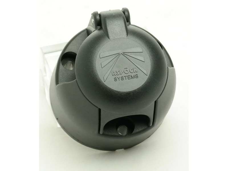 ASPÖCK Steckdose für Anhänger 300053 Socket, 7-Pin, ISO1724, 12V