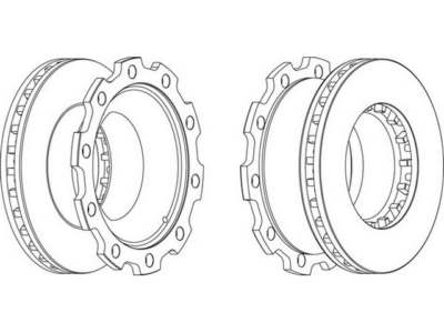 BERAL Brake disc (cargo)