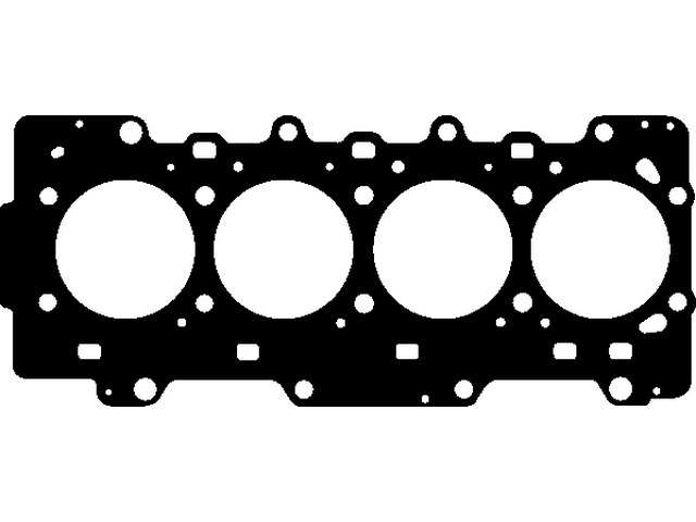 ELRING Cyilinder head gasket 71032 Thickness [mm]: 1,42, Installed thickness [mm]: 1,42, Number of Holes: 1, Piston protrusion from [mm]: 0,610, Piston protrusion to [mm]: 0,709, Diameter [mm]: 98,5, Gasket Design: Multilayer Steel (MLS), Number of layers: 3