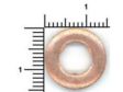 ELRING Sealing ring 76762 Thickness [mm]: 1,56, Material: Copper 
Thickness [mm]: 1,6, Material: Copper, Inner Diameter [mm]: 7,1, Outer Diameter [mm]: 15 3.