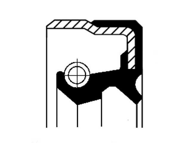CORTECO Wellendichtring, Differential 10621668 Innendurchmesser 1 [mm]: 75, Außendurchmesser 1 [mm]: 98, Höhe 1 [mm]: 10, Material: FPM (Fluor-Kautschuk), Staubschutz: mit Staubschutzlippe, Einbauseite: Antriebsachse