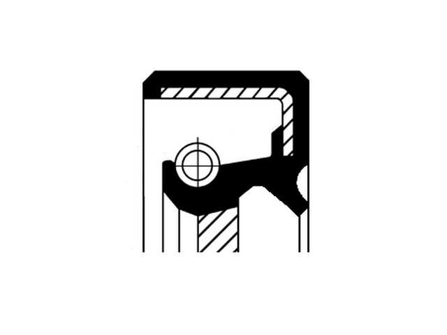 CORTECO Transmission gear seal 10626790 Fitting Position: Inlet 
Material: ACM (Polyacrylate), Inner diameter 1 [mm]: 45, Outer diameter 1 [mm]: 62,1, Height 1 [mm]: 7,4, Swirl Type: Right-hand Twist