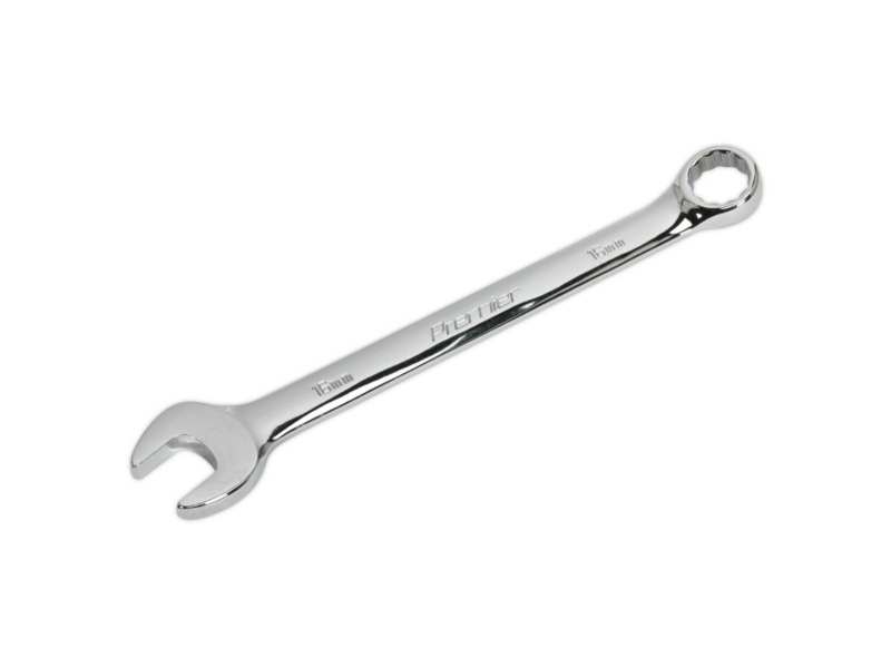 SEALEY Stern-Gabelschlüssel - metrisch 330522 Metrik, CR-VA, Korrosionsbeständigkeit, langer Stiel, 16 mm