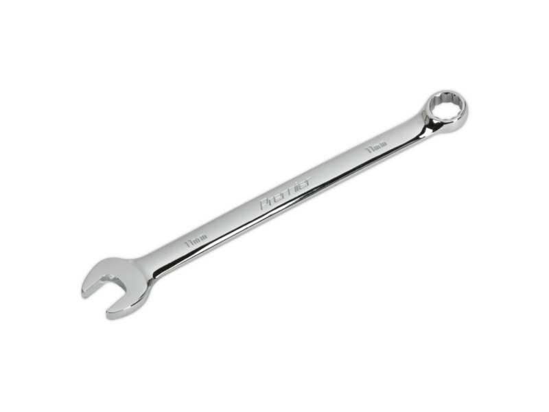 SEALEY Stern-Gabelschlüssel - metrisch 330516 Metrik, CR-VA, Korrosionsbeständigkeit, langer Stiel, 11 mm