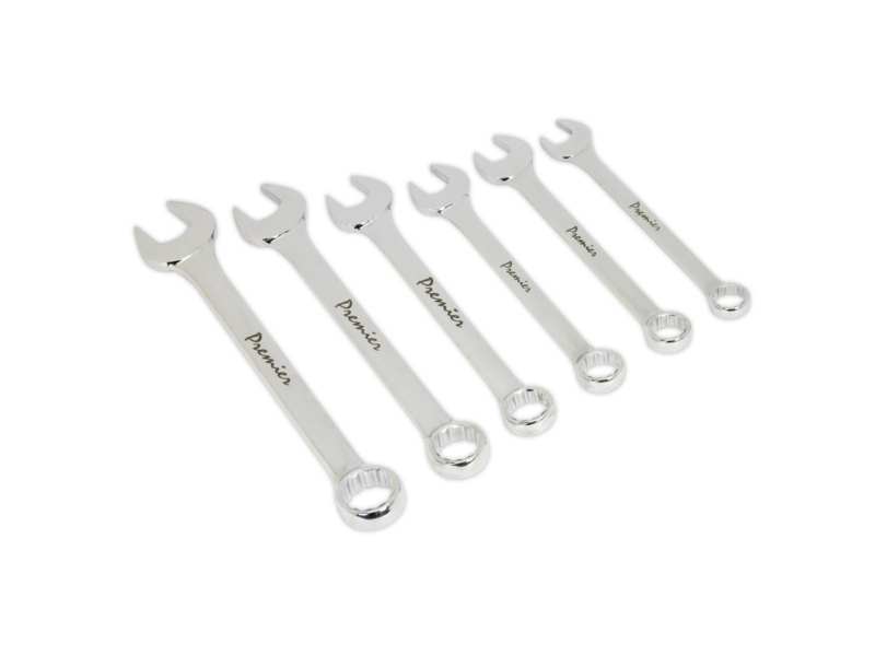 SEALEY Sterngabelschlüssel-Satz 330626 Metrik, CR-VA, mit Lagerung, Korrosionsbeständigkeit, 6pcs, 34-50 mm