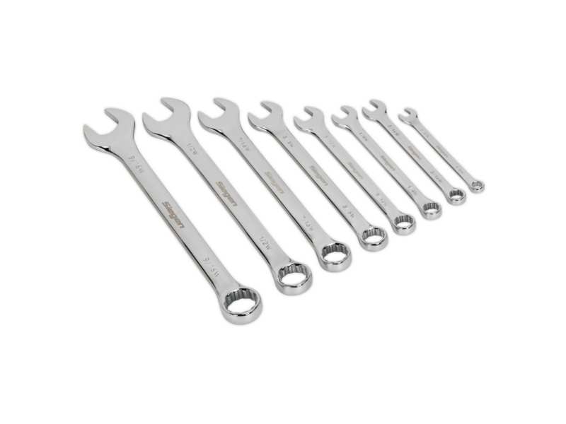 SEALEY Sterngabelschlüssel-Satz 330659 COLOS, CR-VA, 11PCS, Korrosionsbeständig, mit Speicher, 1/8 "-9/16"