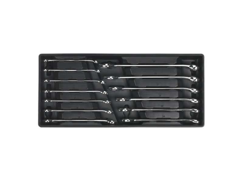 SEALEY Sterngabelschlüssel-Satz 330662 13 Stücke Set, Schlüsselöffnung: 7, 8, 9, 10, 11, 12, 13, 14, 15, 16, 17, 18, 19mm